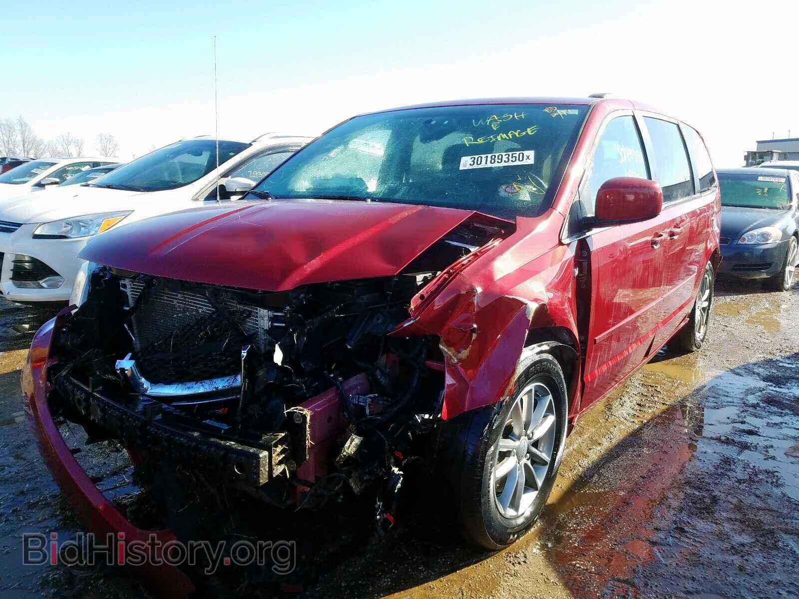 2014 DODGE CARAVAN - VIN: 2C4RDGCG2ER257882 - Фото 2