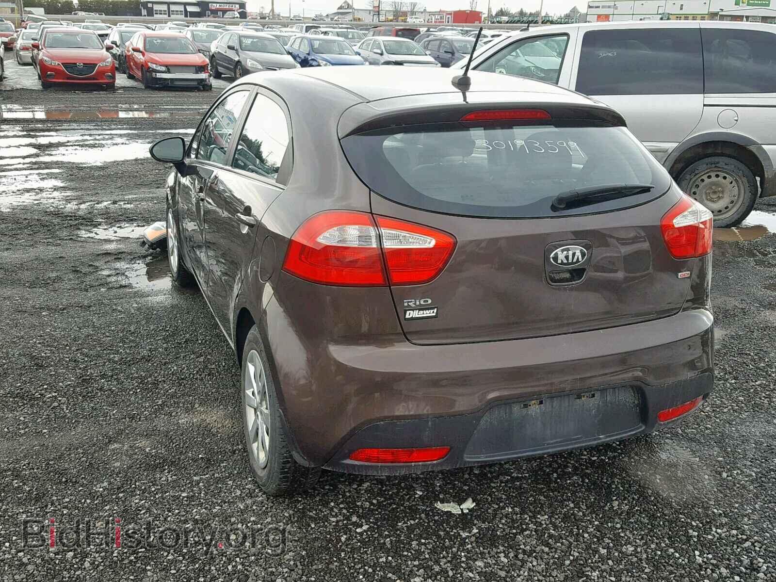 2013 KIA RIO - VIN: KNADM5A35D6848449 - Фото 3