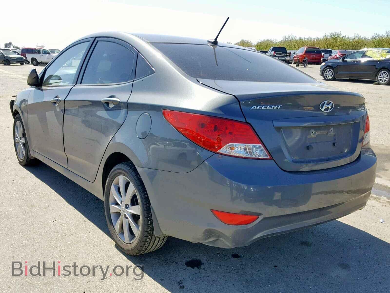 2013 HYUNDAI ACCENT - VIN: KMHCU4AE6DU304477 - Фото 3