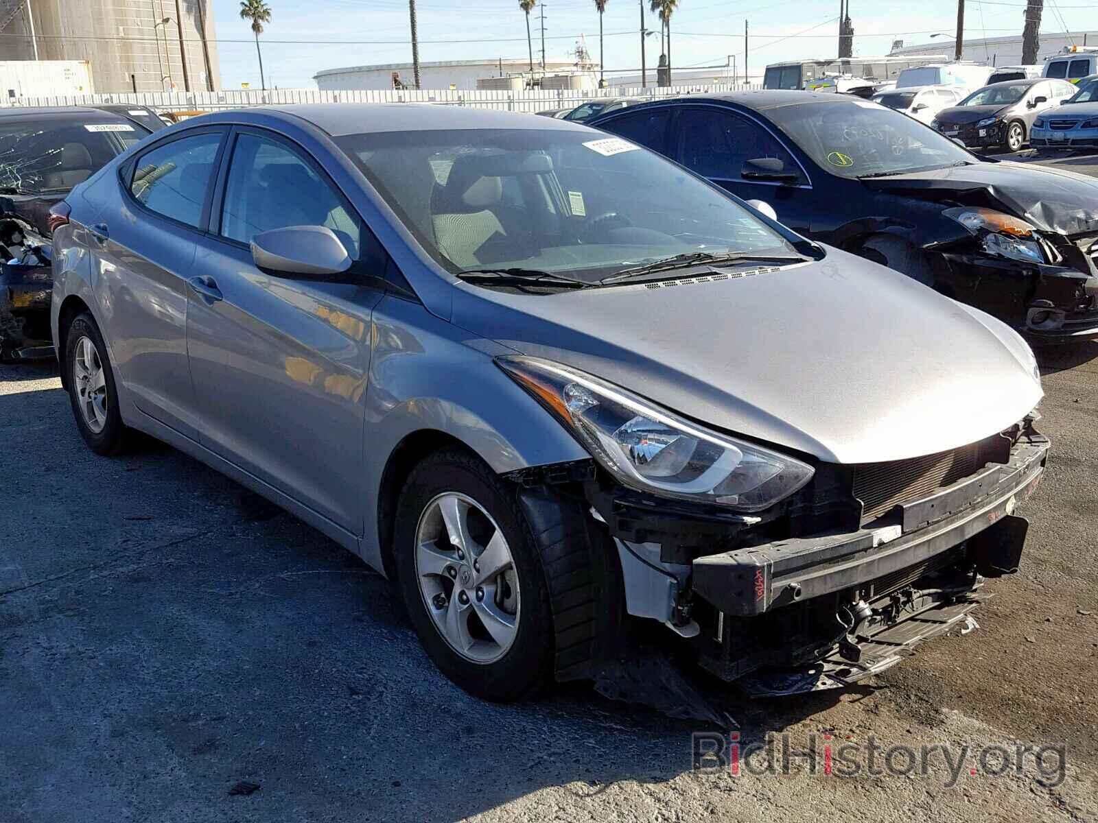 Photo KMHDH4AE6EU203207 - HYUNDAI ELANTRA 2014