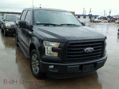 2016 Ford F150, черный — VIN 1FTEW1CP0GKF65754, Copart