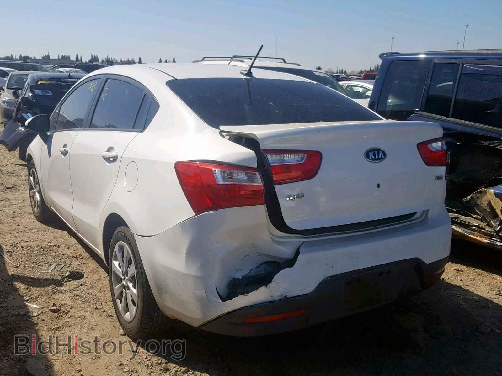 2013 KIA RIO - VIN: KNADM4A35D6110581 - Фото 3