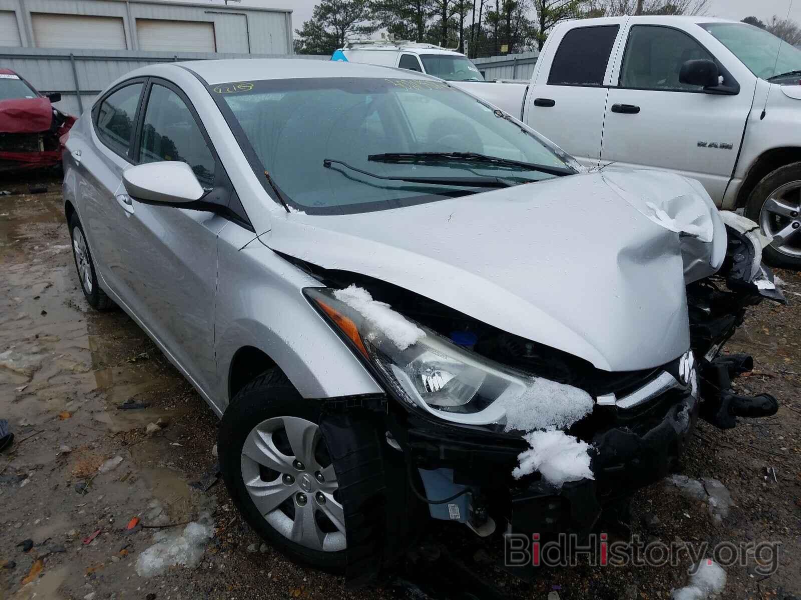 Photo 5NPDH4AE7GH684652 - HYUNDAI ELANTRA 2016