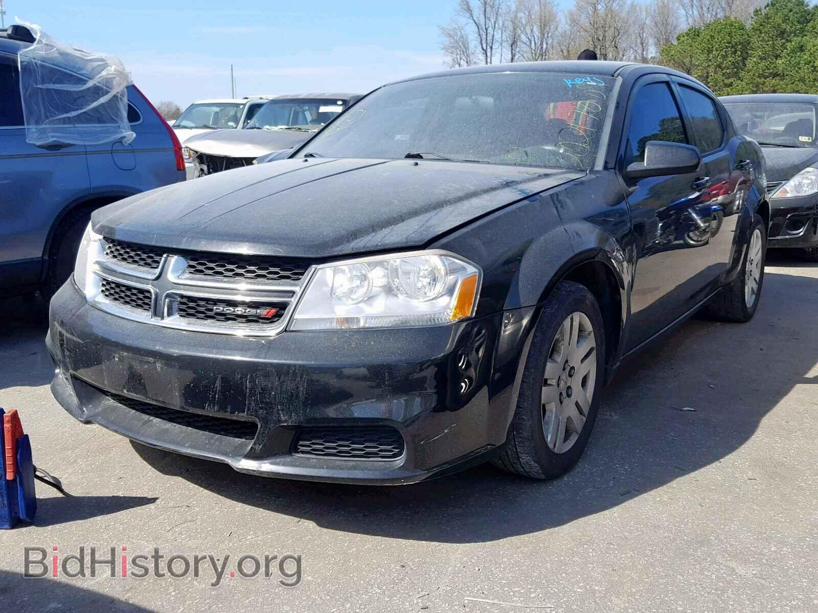 2014 DODGE AVENGER - VIN: 1C3CDZAB4EN133607 - Фото 2