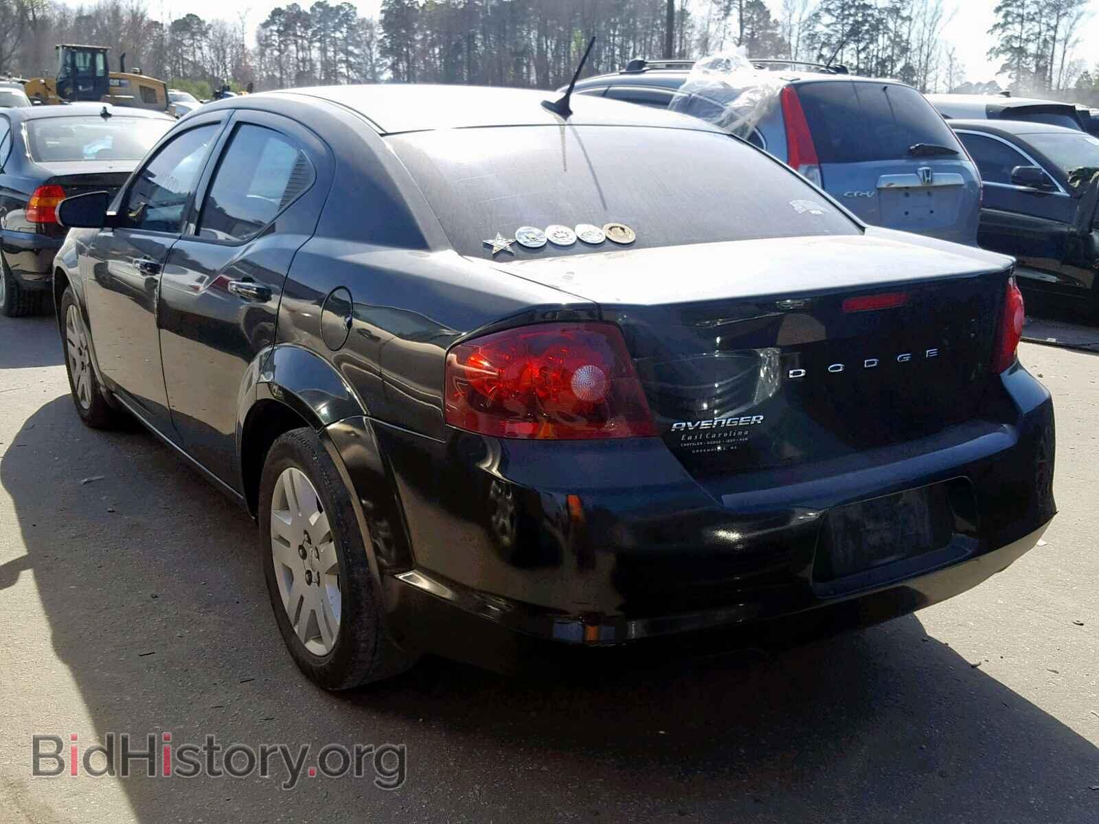 2014 DODGE AVENGER - VIN: 1C3CDZAB4EN133607 - Фото 3
