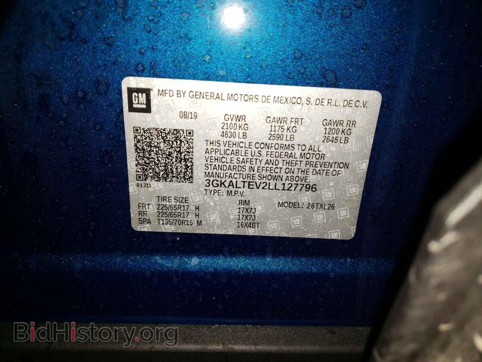 2020 GMC TERRAIN - VIN: 3GKALTEV2LL127796 - Фото 10