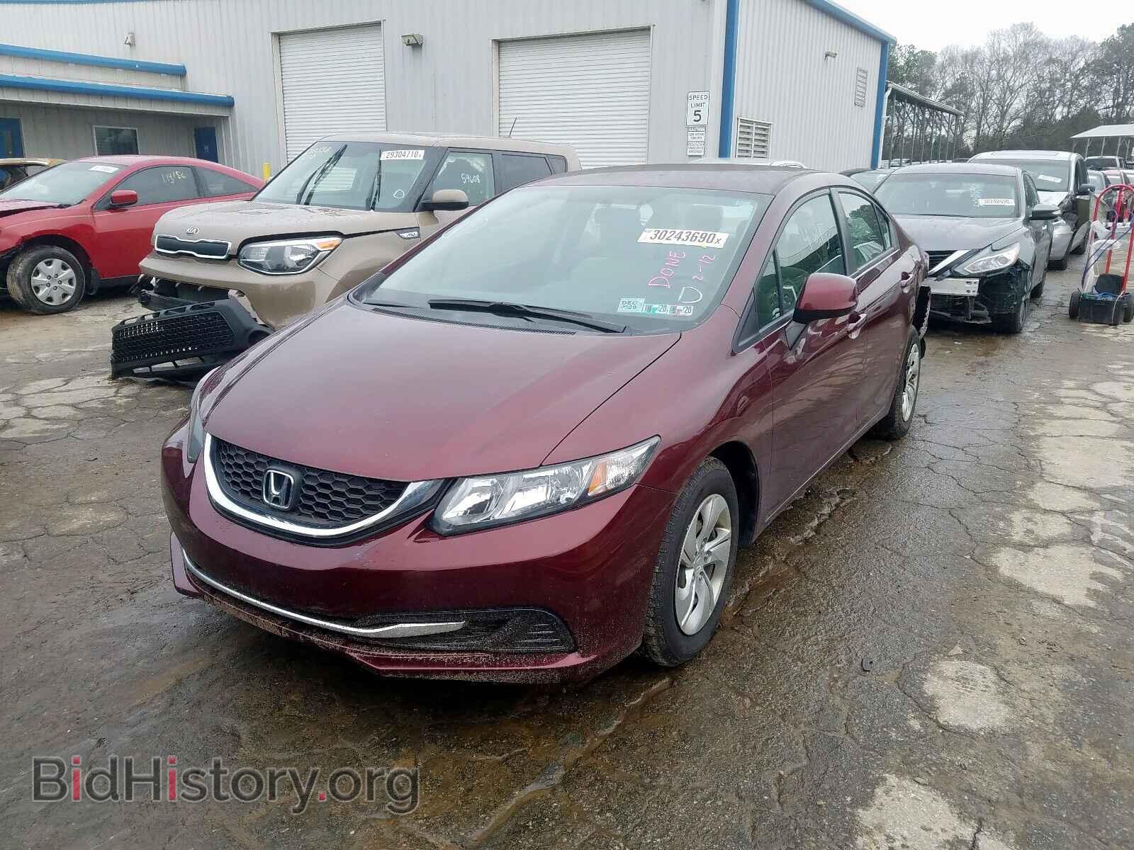 2013 HONDA CIVIC - VIN: 19XFB2F55DE034905 - Фото 2