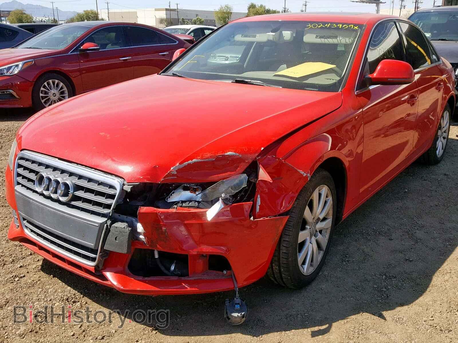 2009 AUDI A4 - VIN: WAUCF78K09N052672 - Фото 2