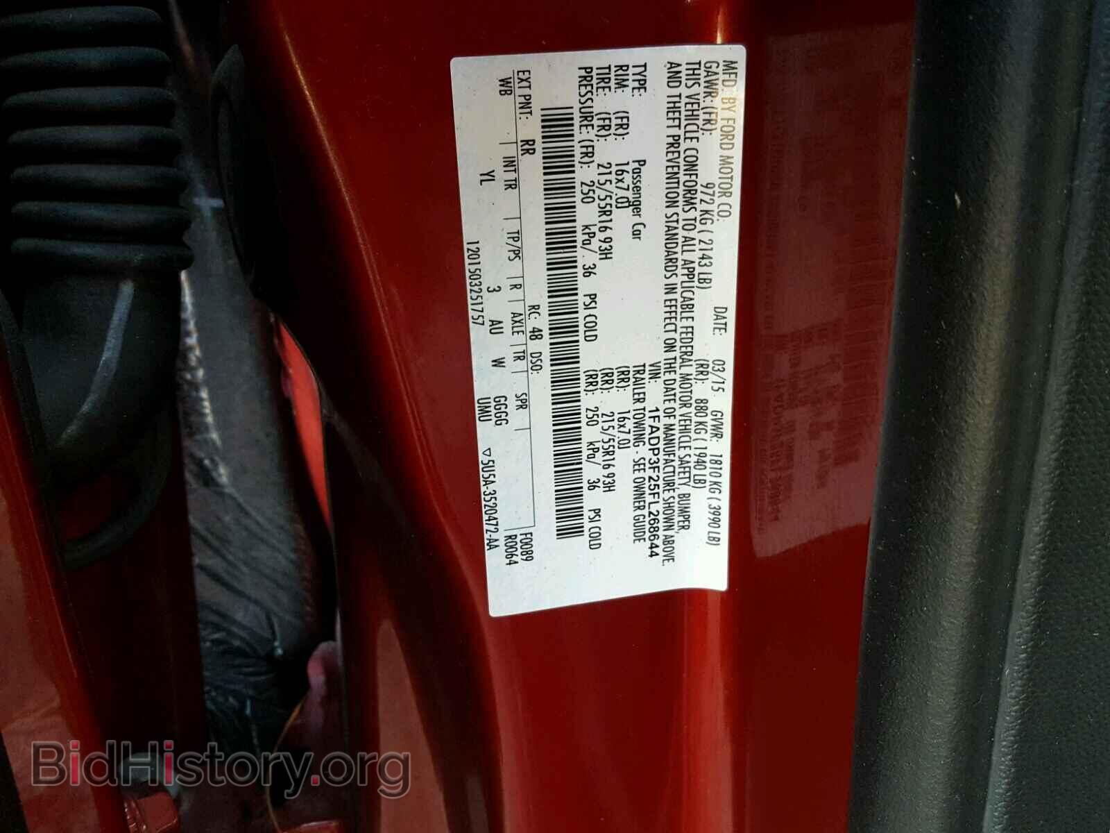2015 FORD FOCUS - VIN: 1FADP3F25FL268644 - Фото 10