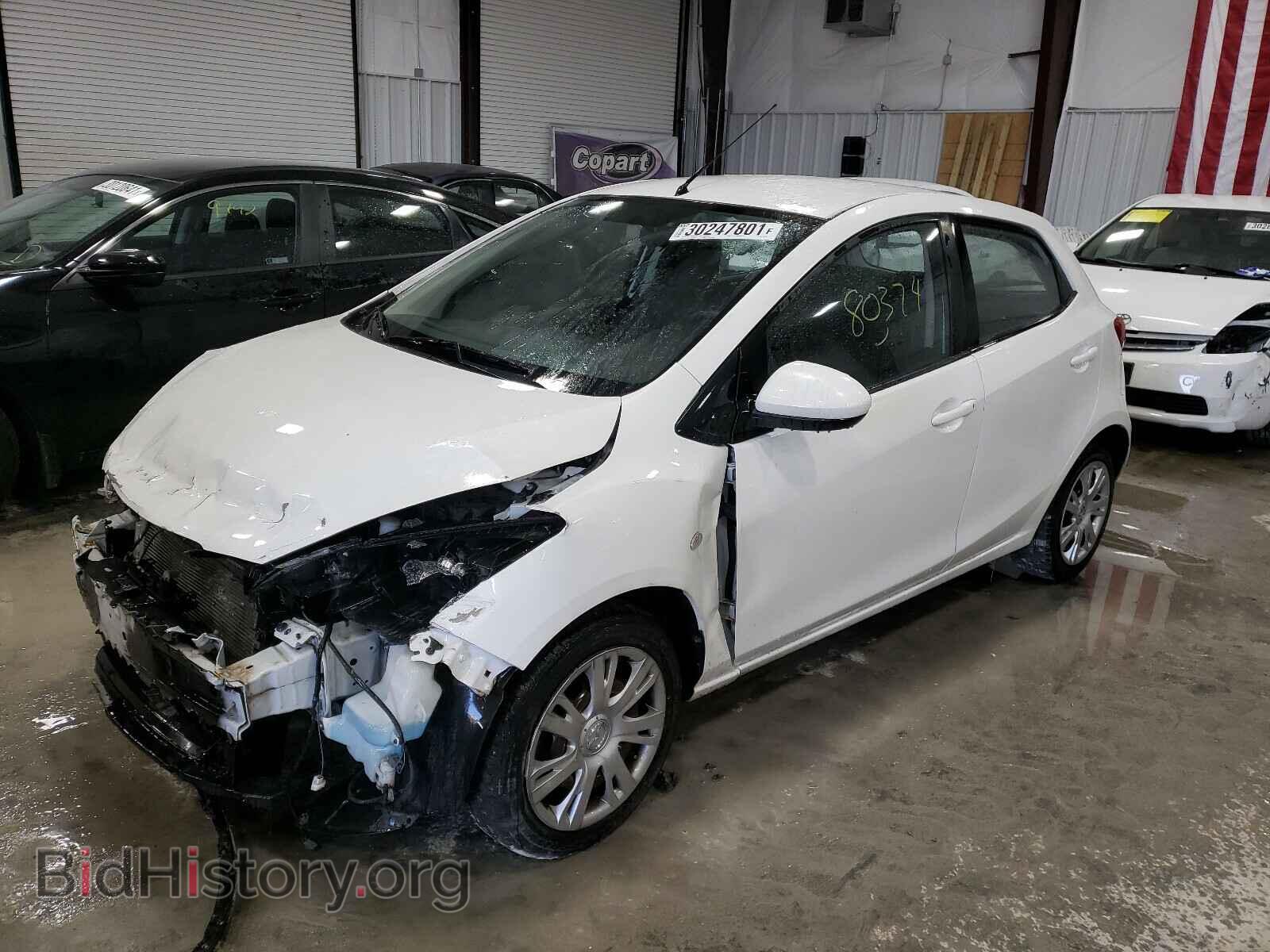 2014 MAZDA 2 - VIN: JM1DE1KY0E0183967 - Фото 2