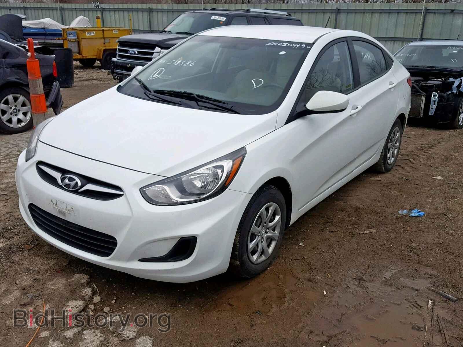 2013 HYUNDAI ACCENT - VIN: KMHCT4AE3DU518586 - Фото 2