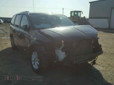 2014 Dodge CARAVAN Grand Cara, черный — VIN 2C4RDGCG2ER264315, Copart