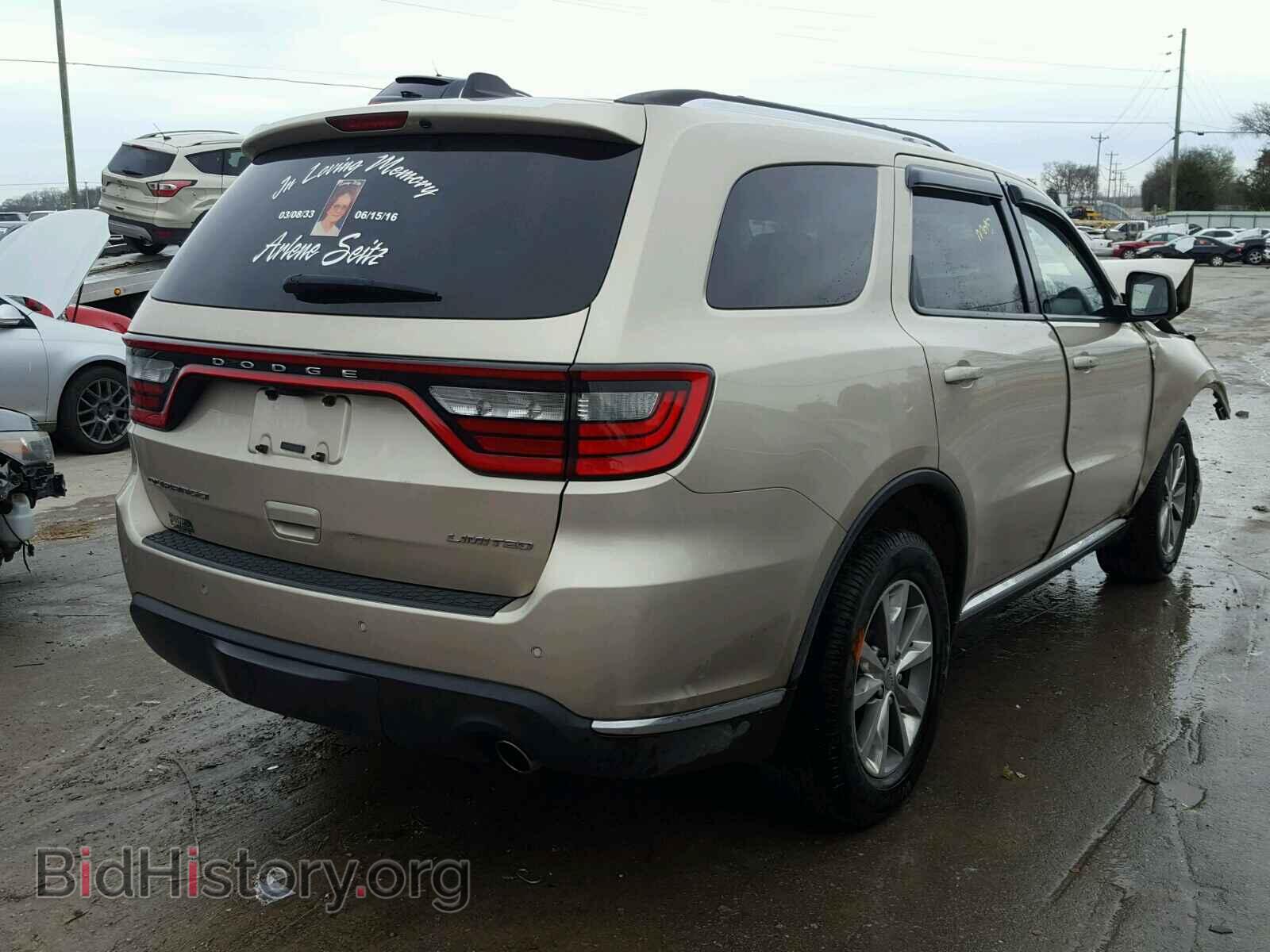 2015 DODGE DURANGO - VIN: 1C4RDHDG1FC873748 - Фото 4