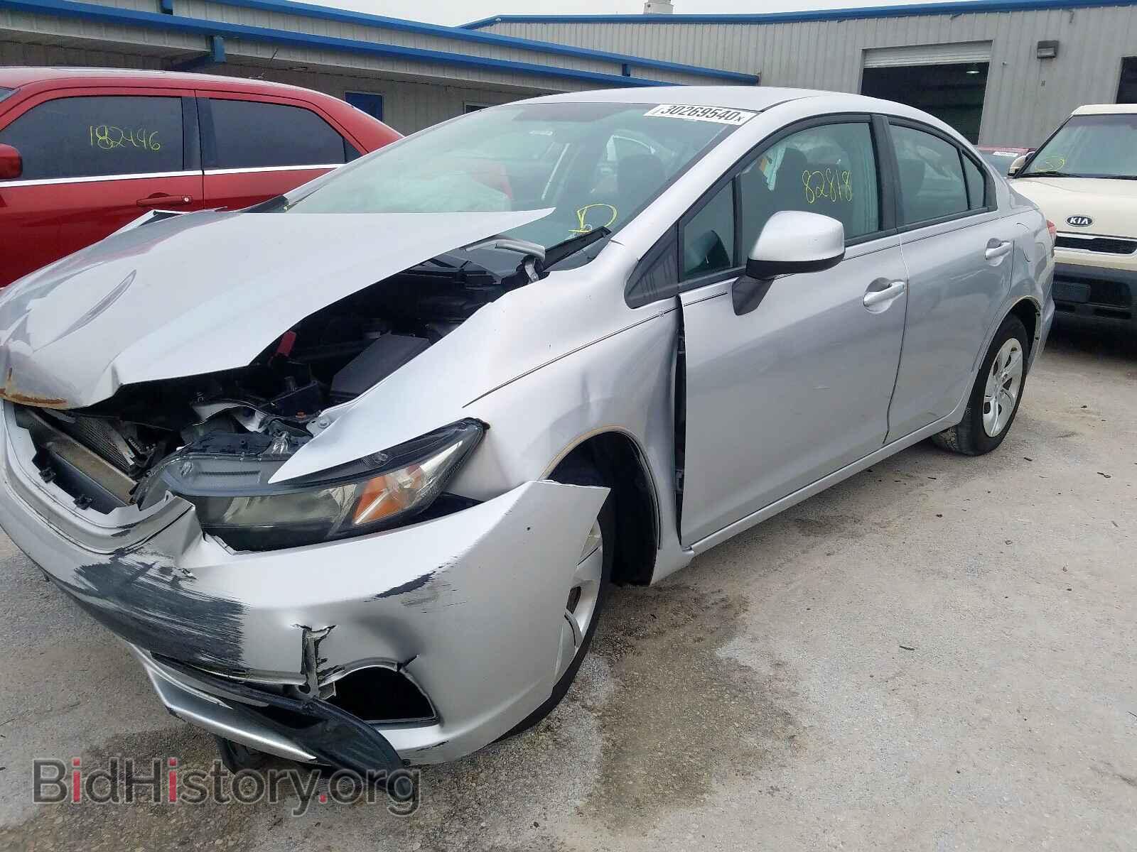 2013 HONDA CIVIC - VIN: 19XFB2F53DE054649 - Фото 2