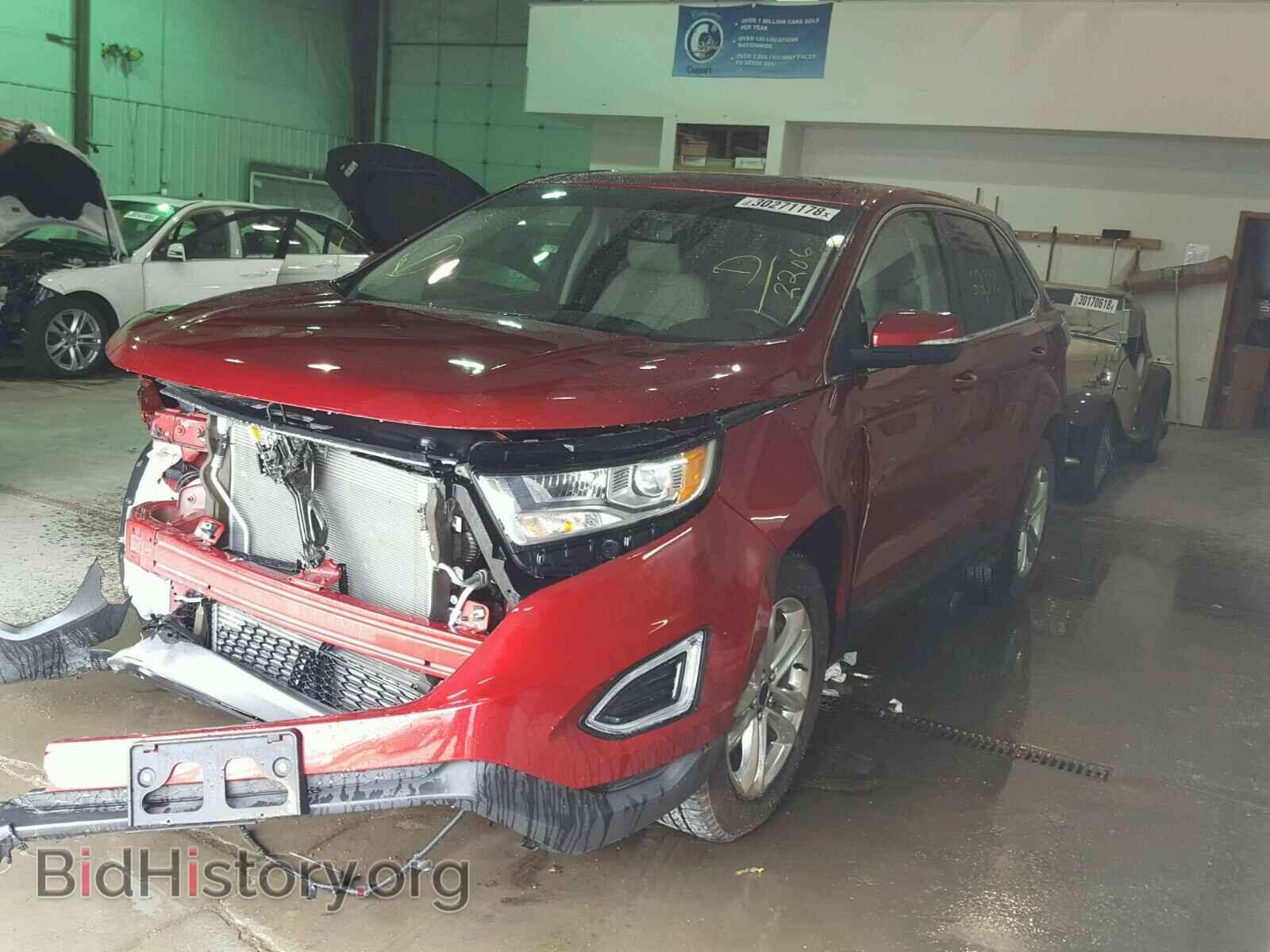 2015 FORD EDGE - VIN: 2FMTK4J93FBB92206 - Фото 2