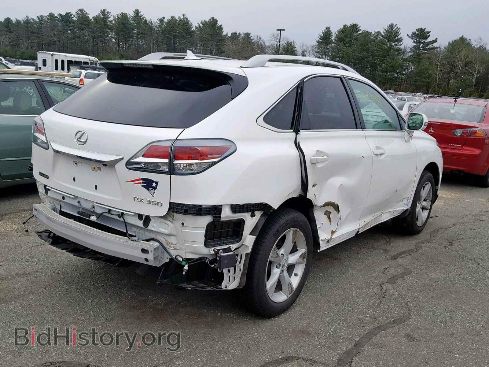 2013 LEXUS RX 350 - VIN: 2T2BK1BA0DC223662 - Фото 4