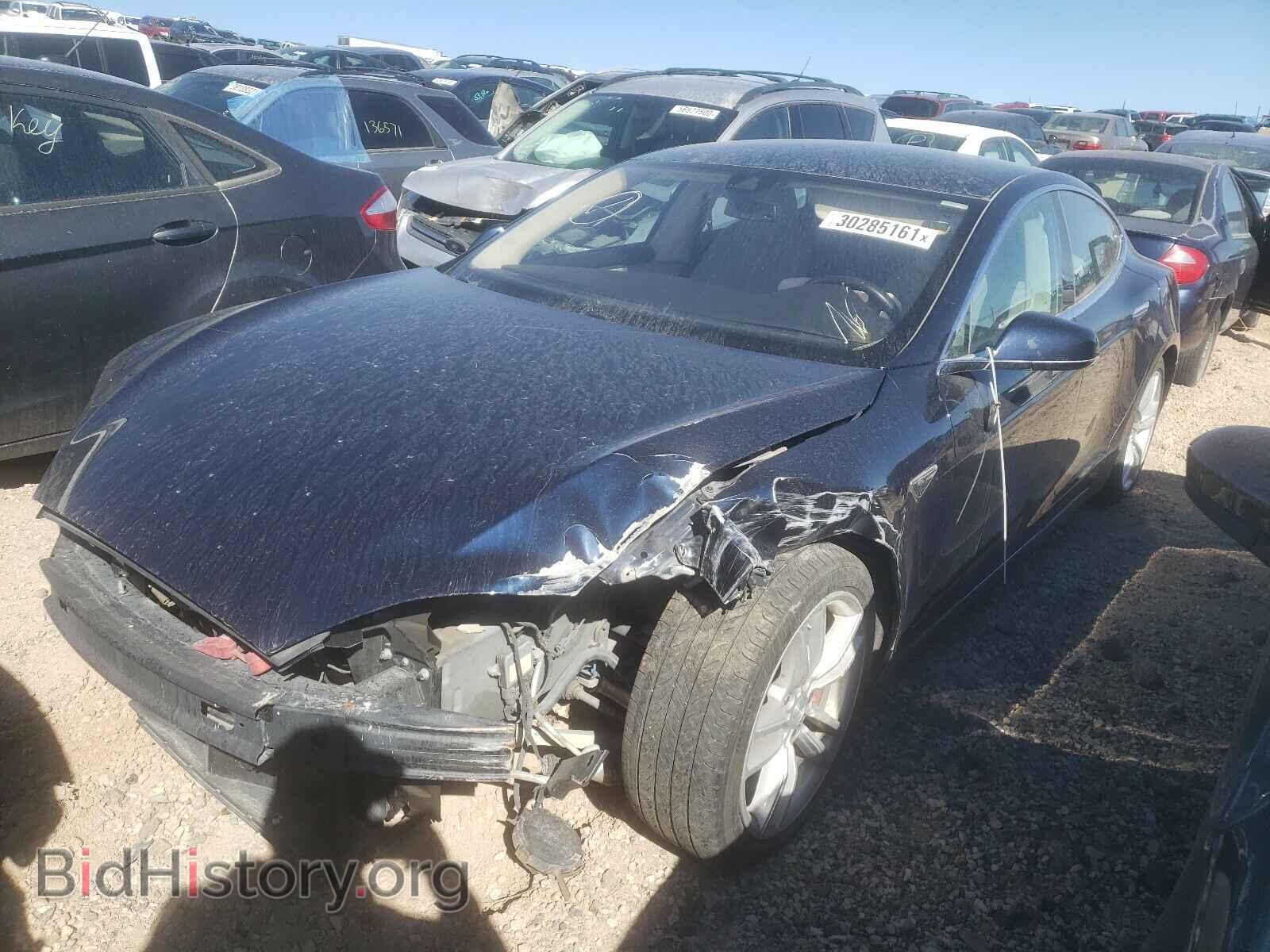 2015 TESLA MODEL S - VIN: 5YJSA1H27FFT68859 - Фото 2