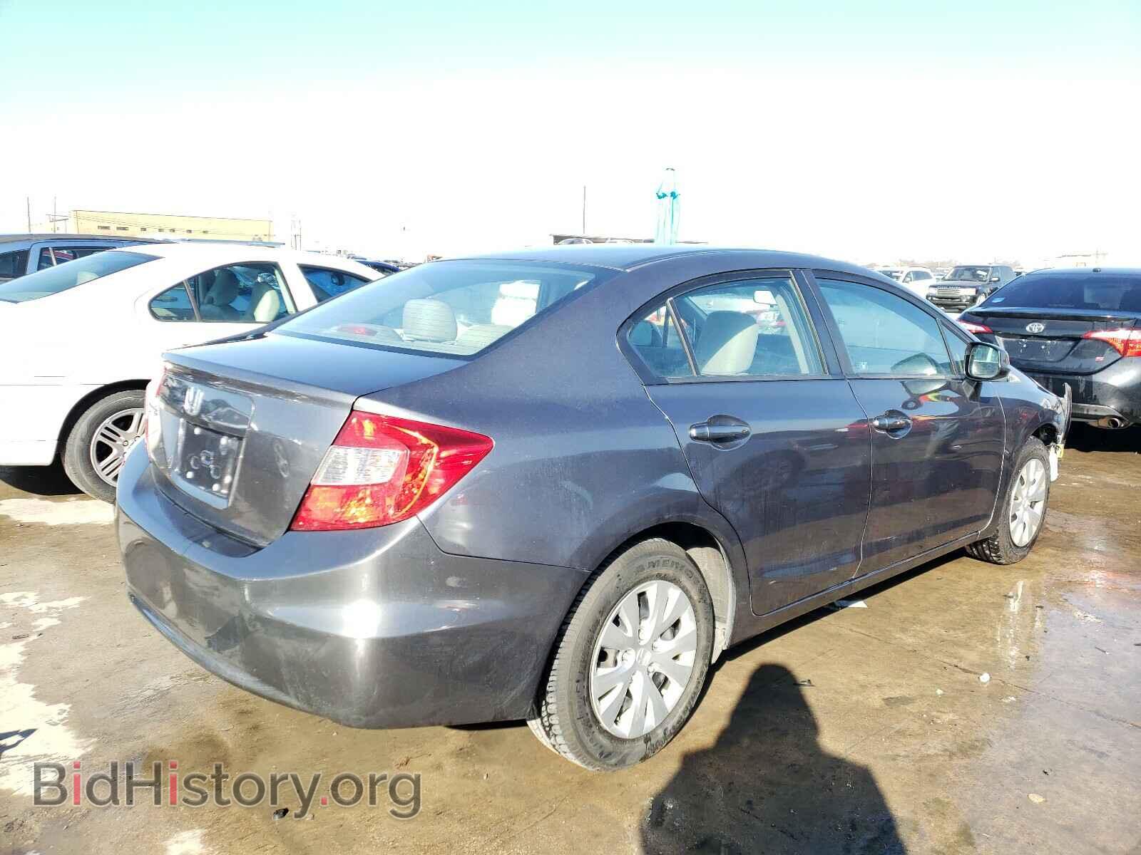 2012 HONDA CIVIC - VIN: 19XFB2F5XCE387056 - Фото 4