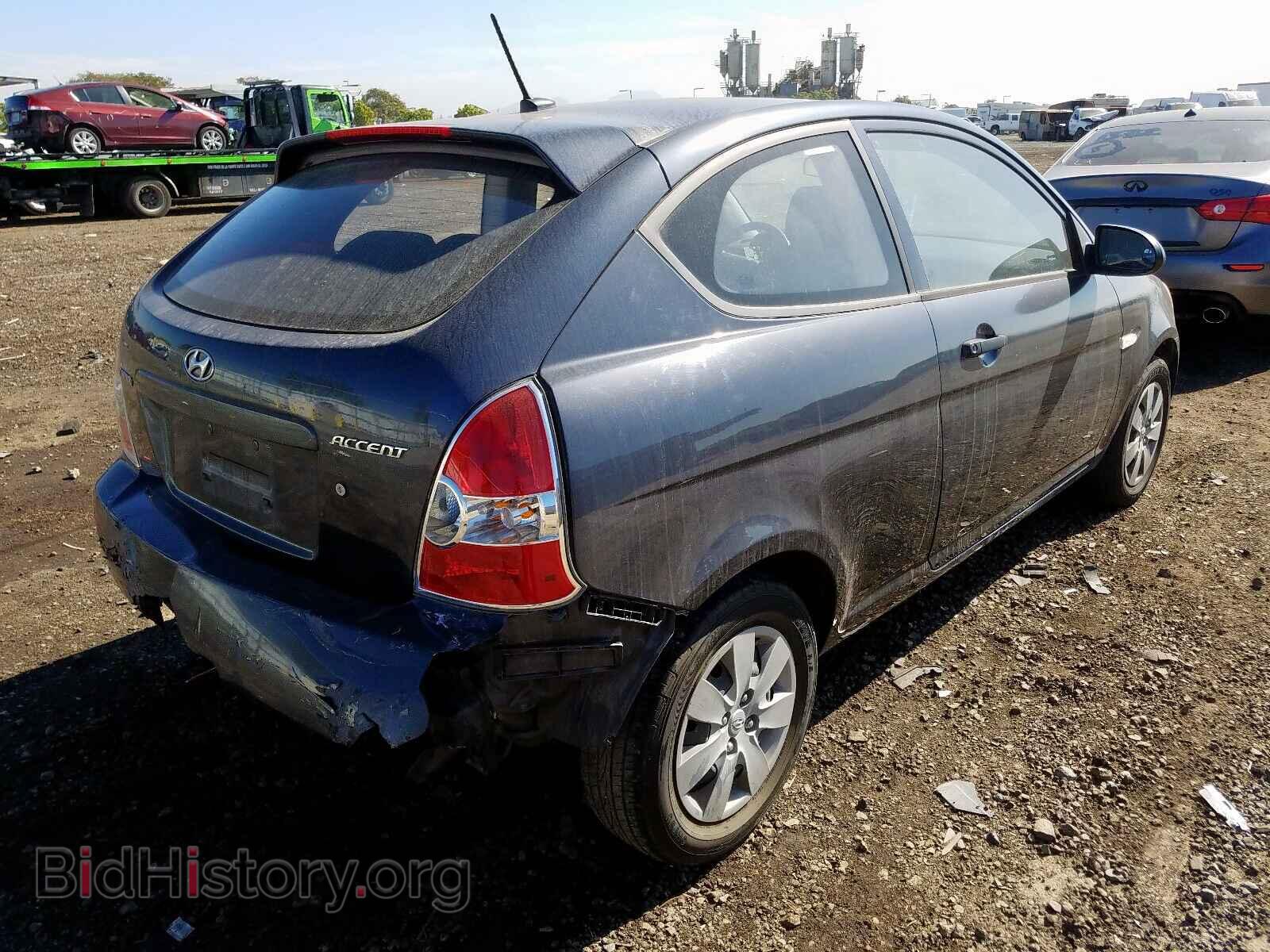 2009 HYUNDAI ACCENT - VIN: KMHCM36CX9U114352 - Фото 4