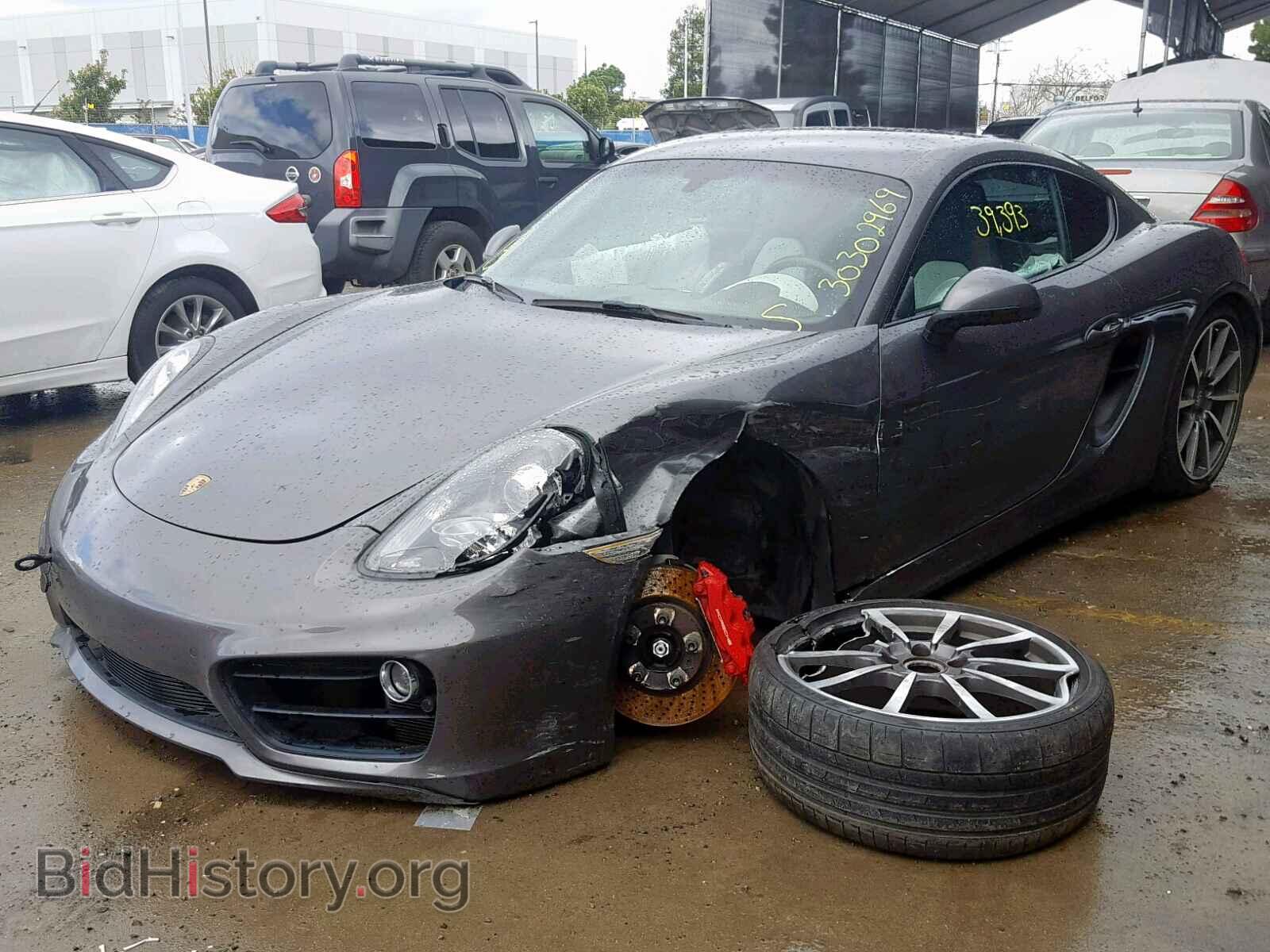 2015 PORSCHE CAYMAN - VIN: WP0AB2A84FK181308 - Фото 2