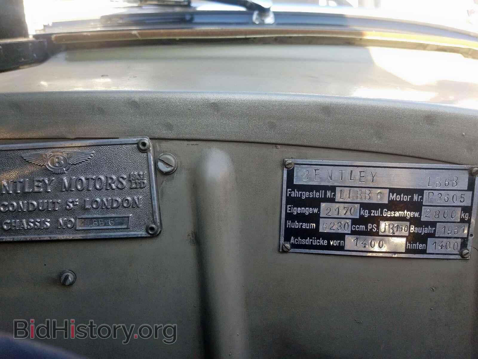 1960 BENTLEY ALL MODELS - VIN: LLBB6 - Photo 10