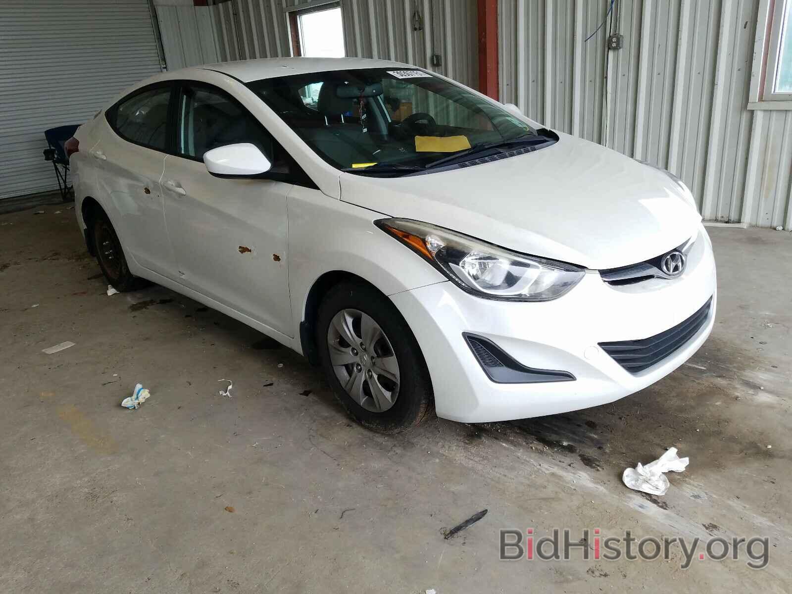 Фотография 5NPDH4AE3GH733765 - HYUNDAI ELANTRA 2016