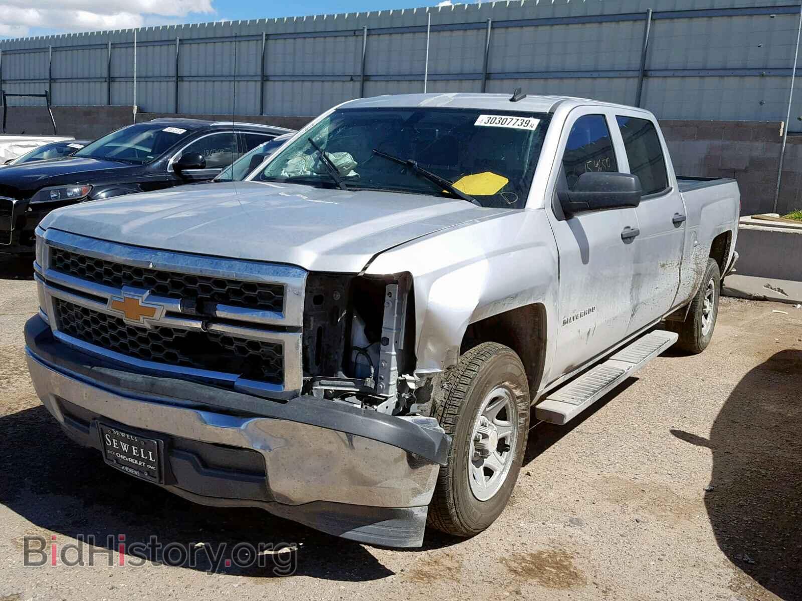 2014 CHEVROLET SILVERADO - VIN: 3GCPCPEC7EG537792 - Photo 2