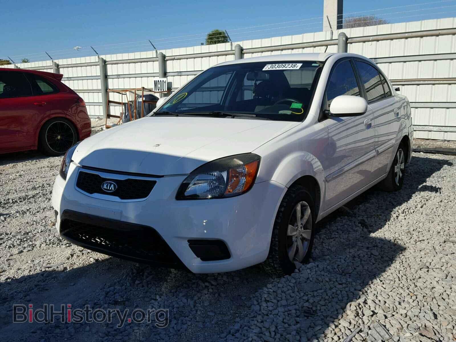 2011 KIA RIO BASE - VIN: KNADH4A38B6850904 - Фото 2