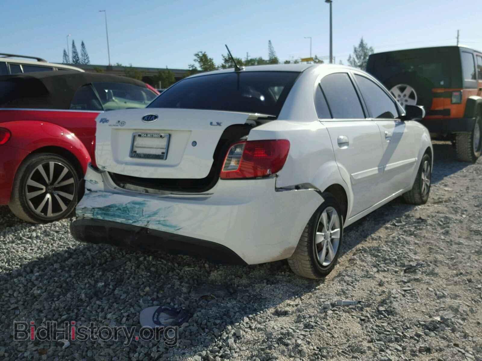 2011 KIA RIO BASE - VIN: KNADH4A38B6850904 - Фото 4