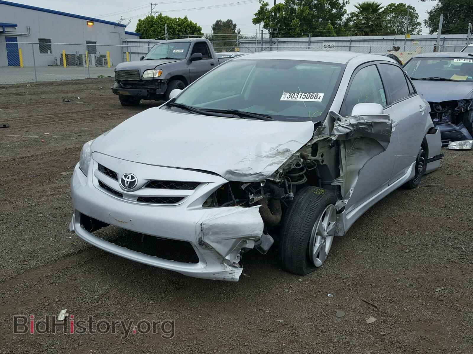 2013 TOYOTA COROLLA BA - VIN: 5YFBU4EE5DP213644 - Фото 2