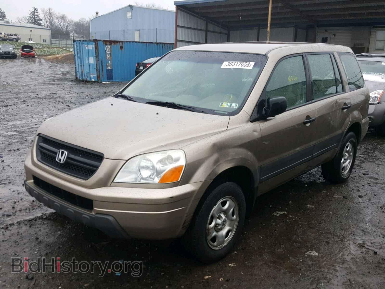 2005 HONDA PILOT - VIN: 2HKYF18145H513962 - Фото 2