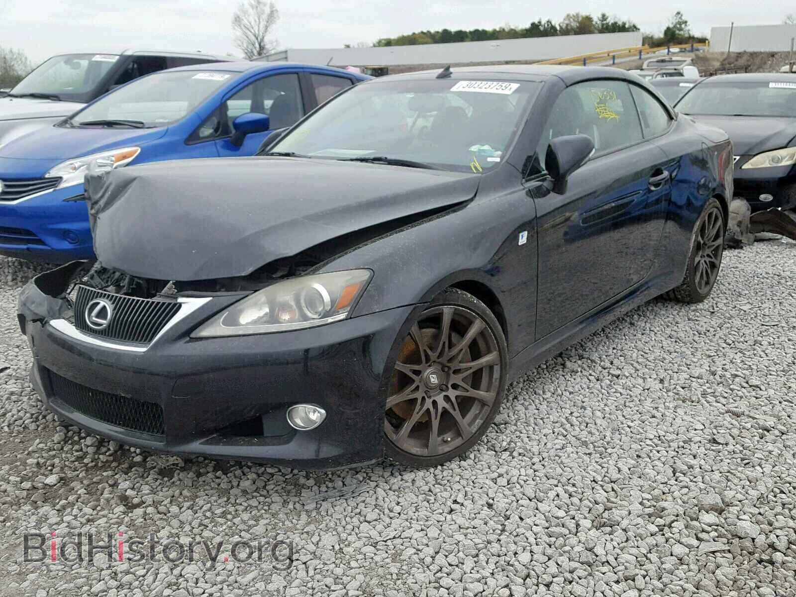 2011 LEXUS IS - VIN: JTHFE2C20B2506163 - Фото 2