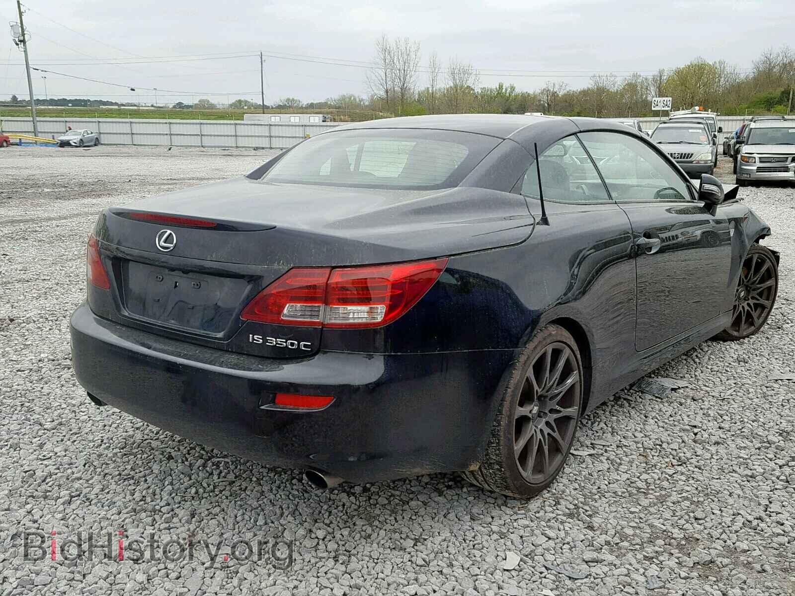 2011 LEXUS IS - VIN: JTHFE2C20B2506163 - Фото 4