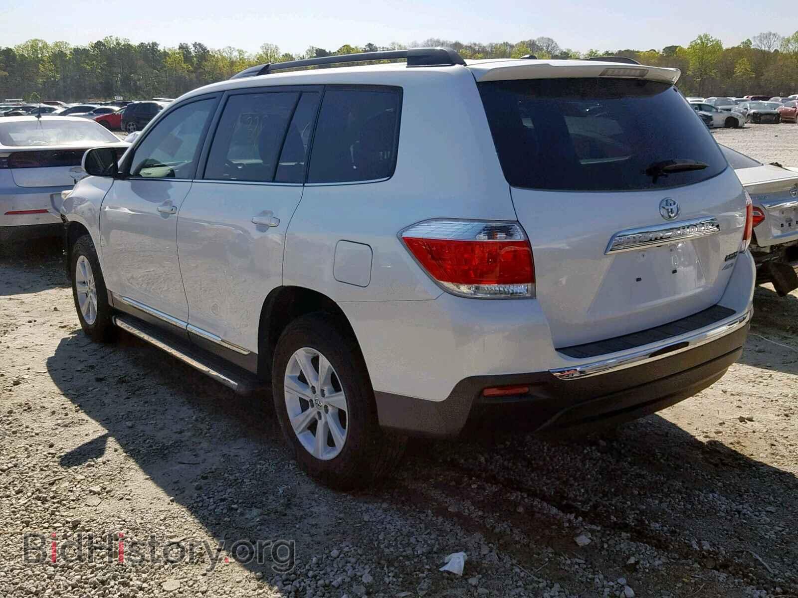 2012 TOYOTA HIGHLANDER - VIN: 5TDBK3EH7CS155388 - Фото 3