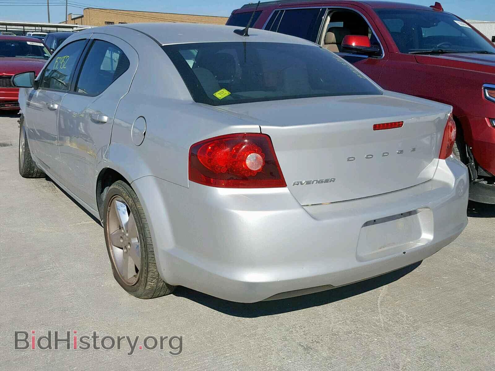 2012 DODGE AVENGER - VIN: 1C3CDZAB5CN154172 - Фото 3