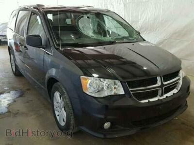 2013 Dodge CARAVAN Grand Crew, черный — VIN 2C4RDGDG7DR615376, Copart