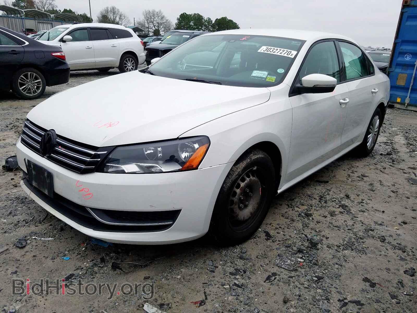 2014 VOLKSWAGEN PASSAT - VIN: 1VWAT7A33EC038533 - Фото 2