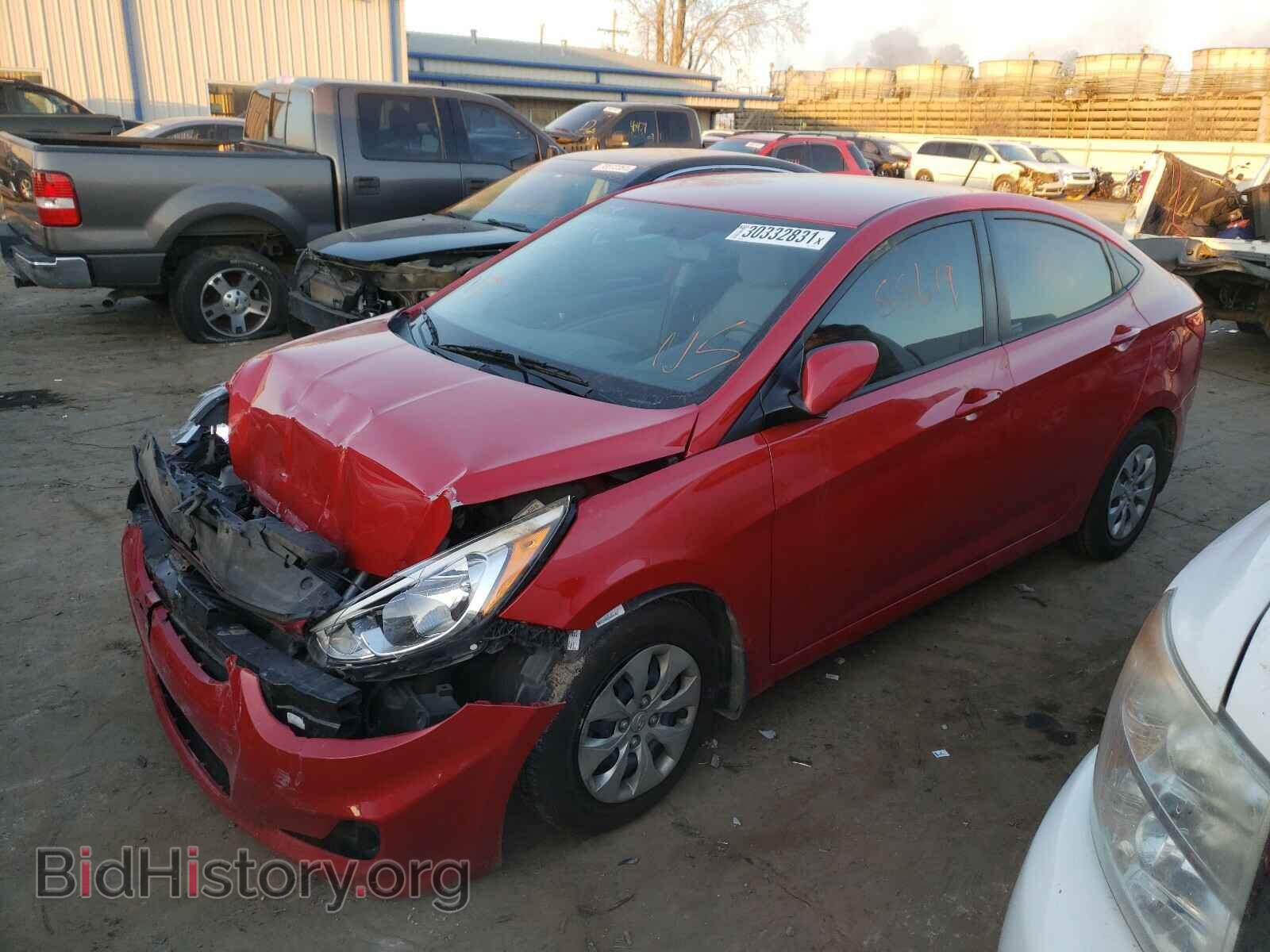 2016 HYUNDAI ACCENT - VIN: KMHCT4AE6GU991144 - Фото 2