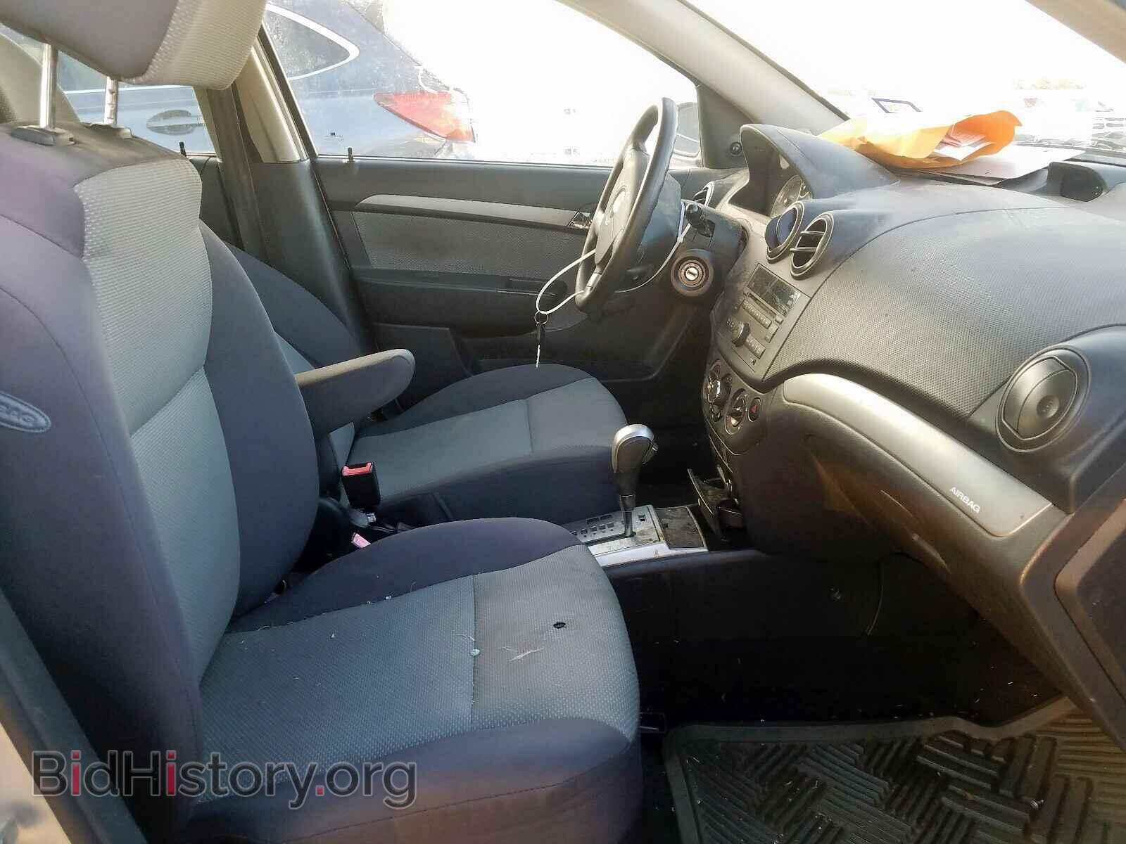 2009 CHEVROLET AVEO - VIN: KL1TD66E99B312138 - Фото 5