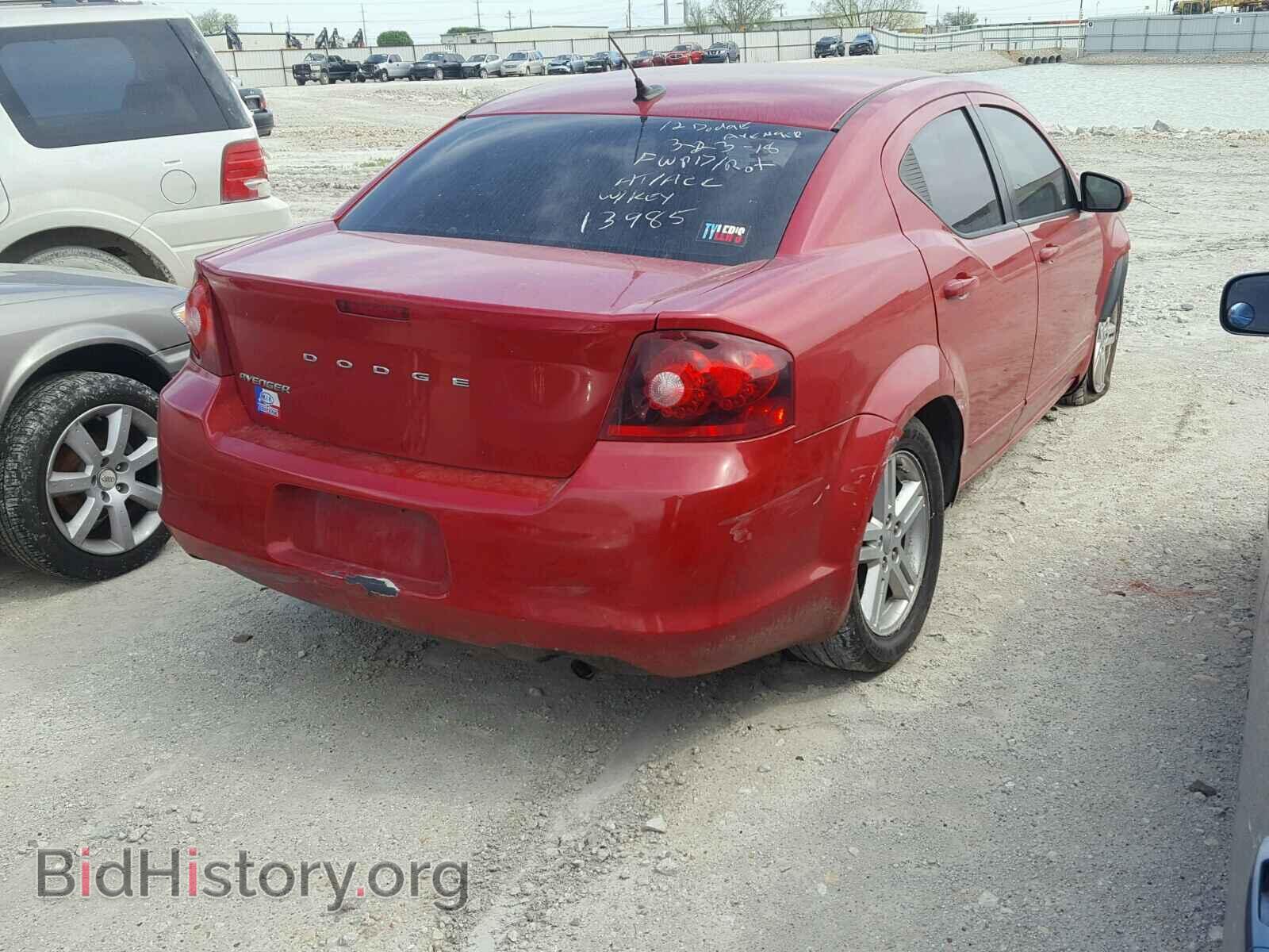 2012 DODGE AVENGER - VIN: 1C3CDZCB7CN153229 - Фото 4