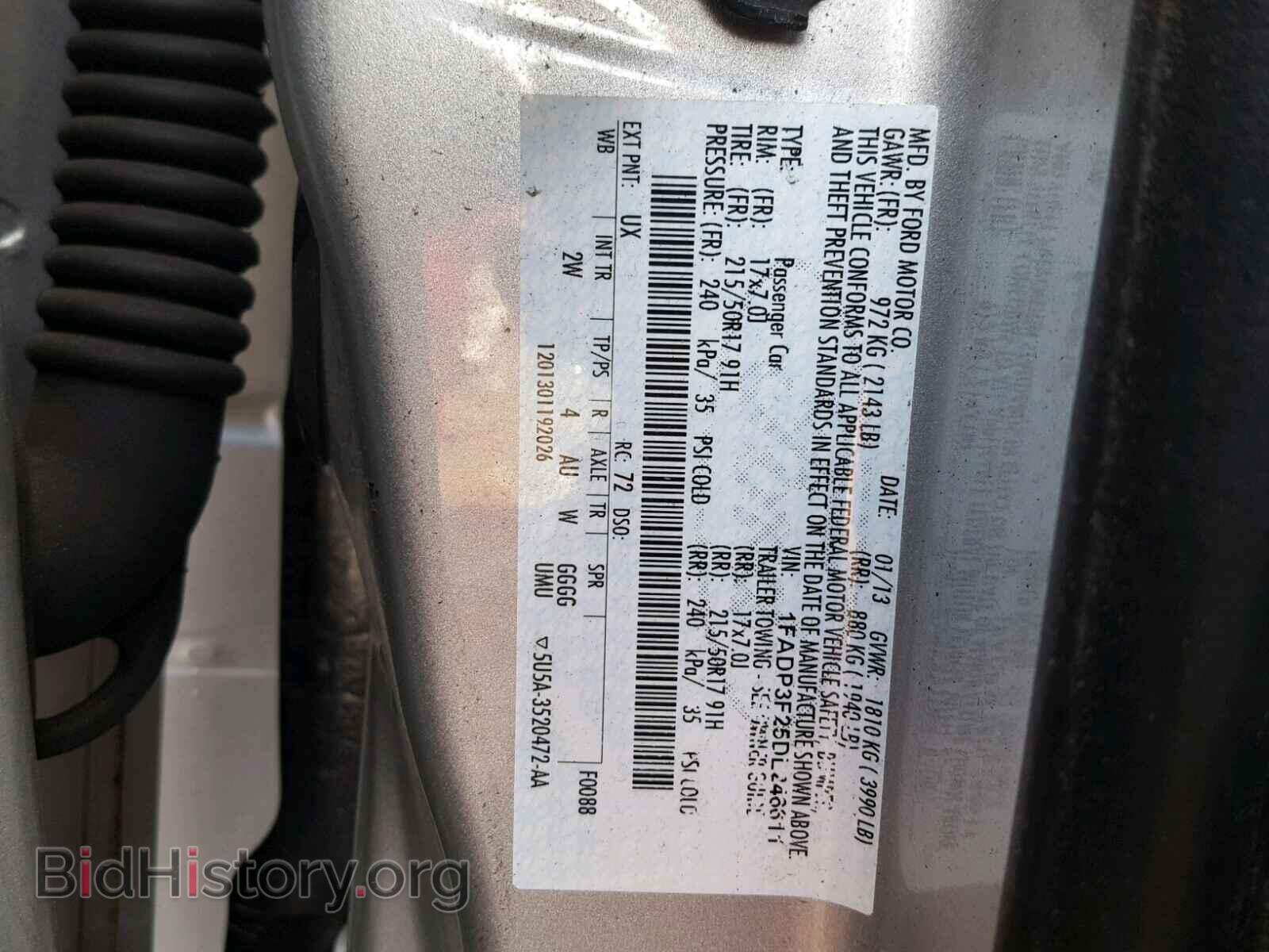 2013 FORD FOCUS - VIN: 1FADP3F25DL246611 - Photo 10