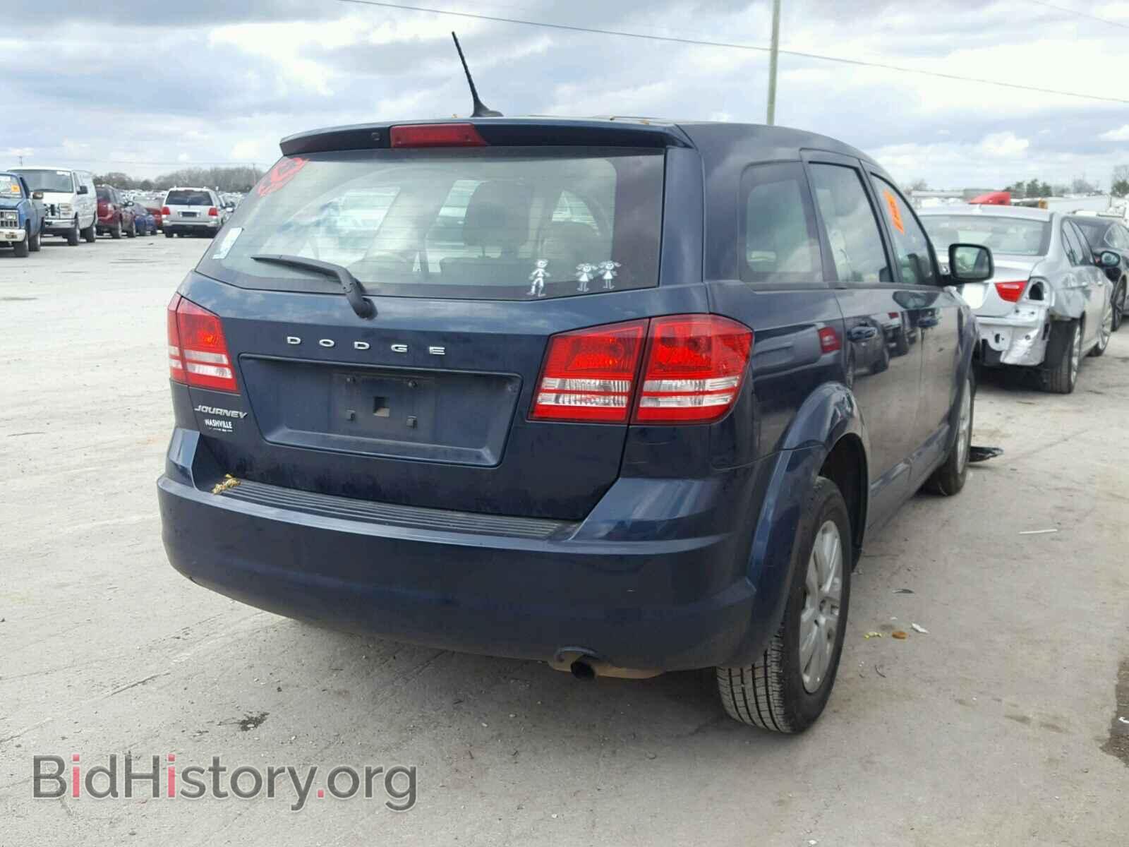 2014 DODGE JOURNEY - VIN: 3C4PDCAB7ET193990 - Фото 4