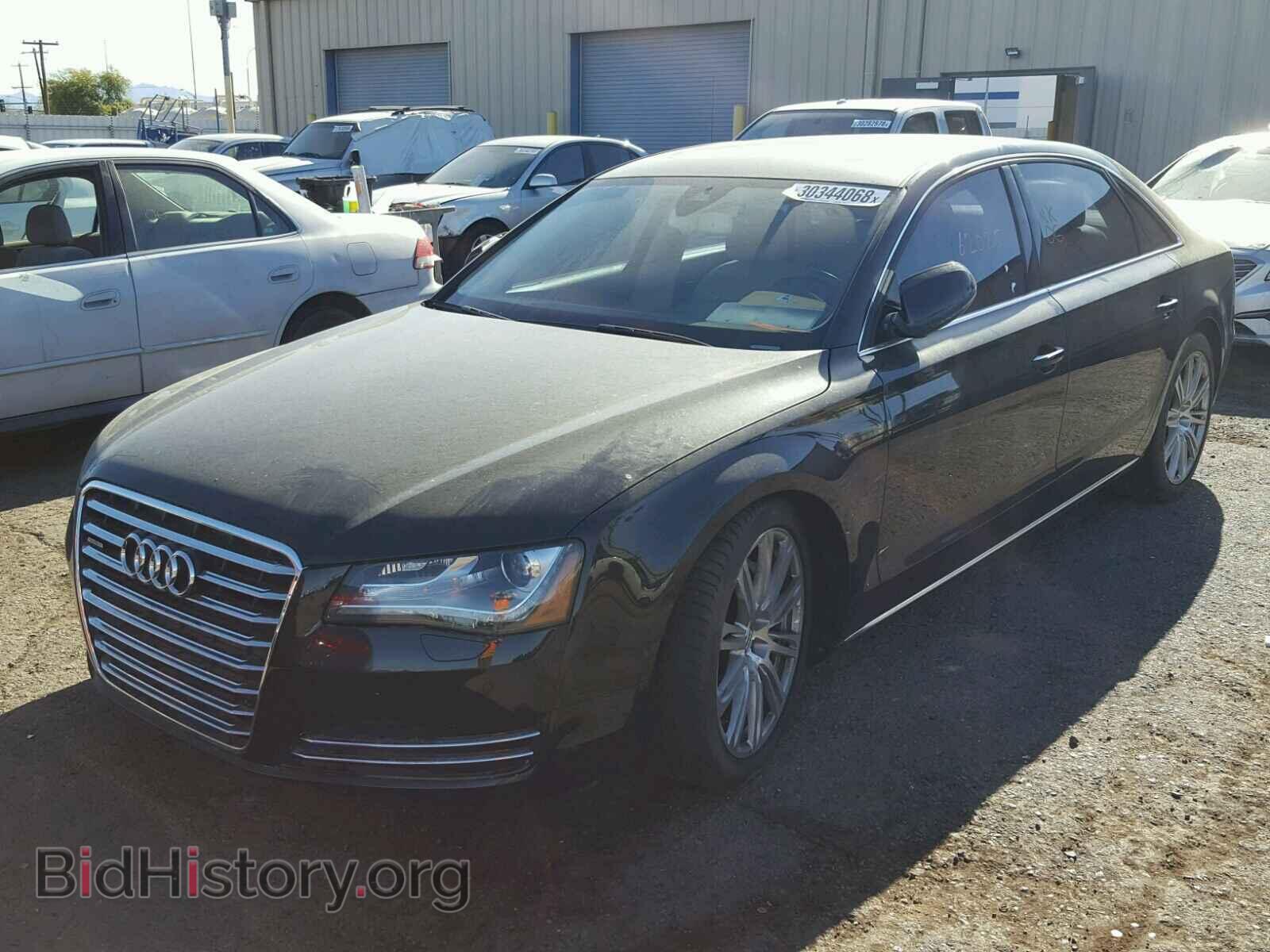 2013 AUDI A8 - VIN: WAURGAFD8DN005584 - Фото 2