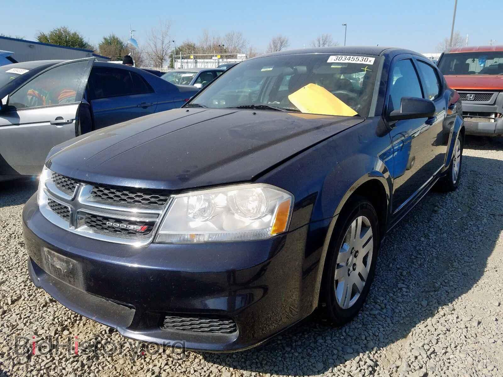 2012 DODGE AVENGER - VIN: 1C3CDZAG2CN327951 - Фото 2