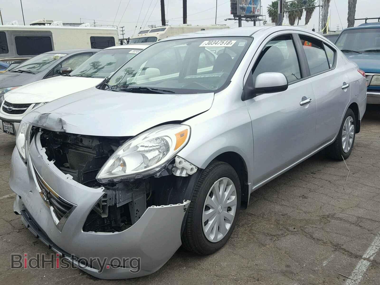2012 NISSAN VERSA - VIN: 3N1CN7APXCL877592 - Фото 2