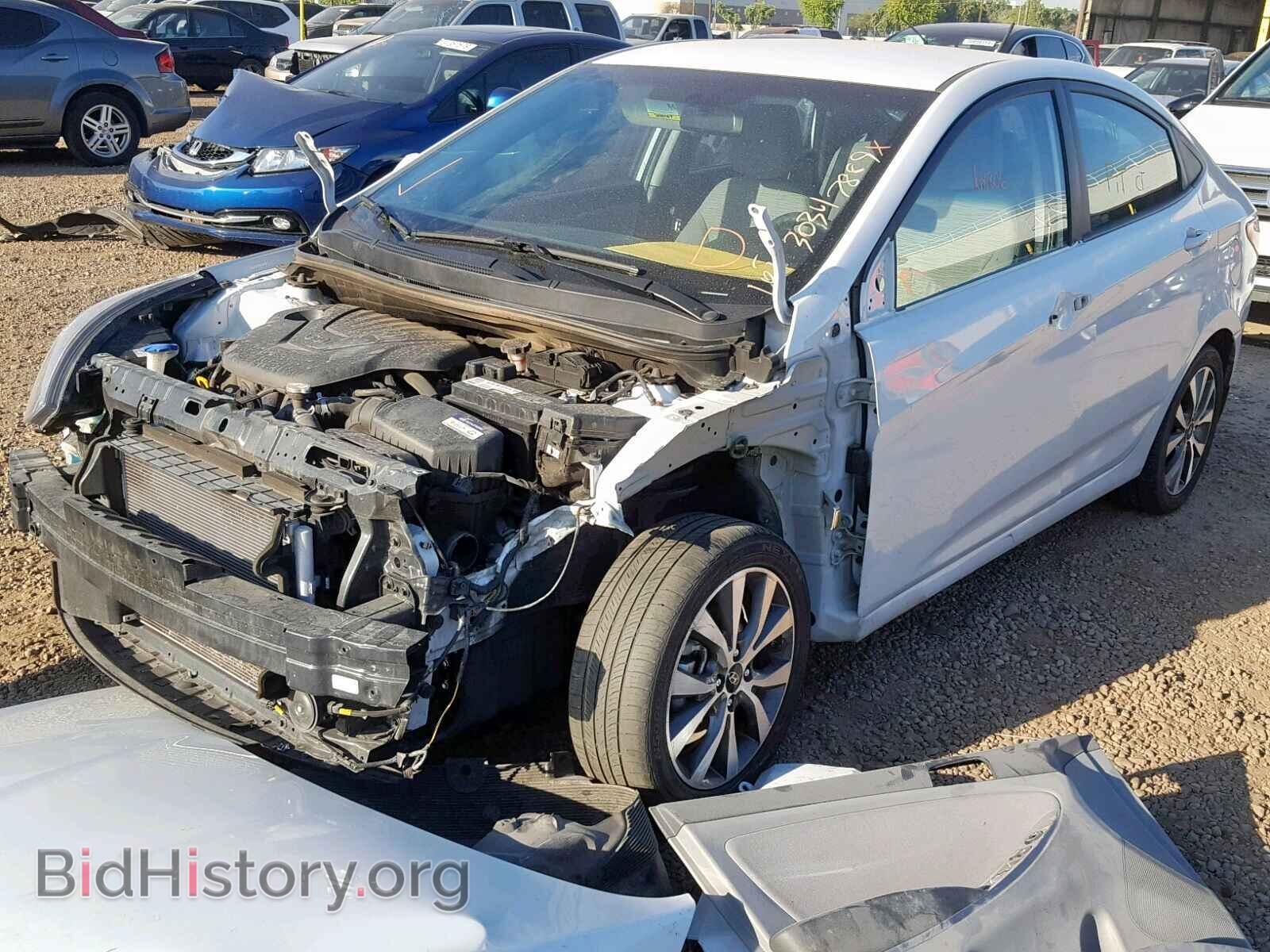 2017 HYUNDAI ACCENT - VIN: KMHCT4AE3HU377296 - Фото 2