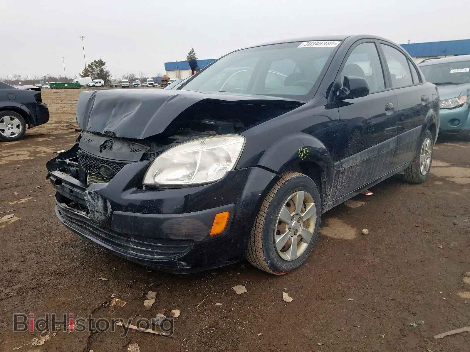 2007 KIA RIO BASE - VIN: KNADE123X76209394 - Фото 2