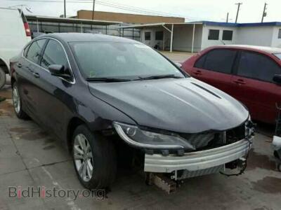 2015 Chrysler 200 200 Limite, серый — VIN 1C3CCCAB6FN608045, Copart