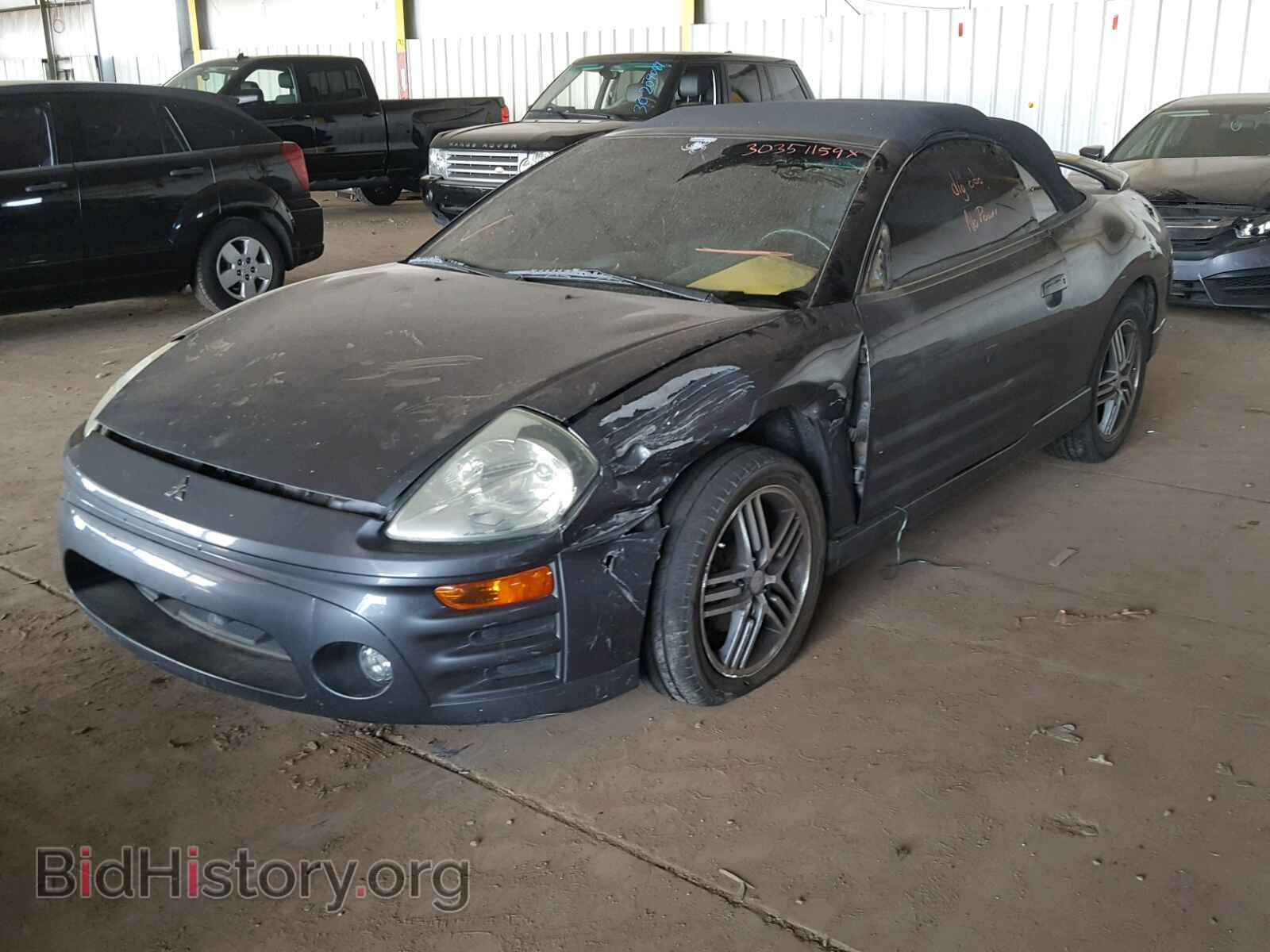 2003 MITSUBISHI ECLIPSE - VIN: 4A3AE75H33E027467 - Фото 2