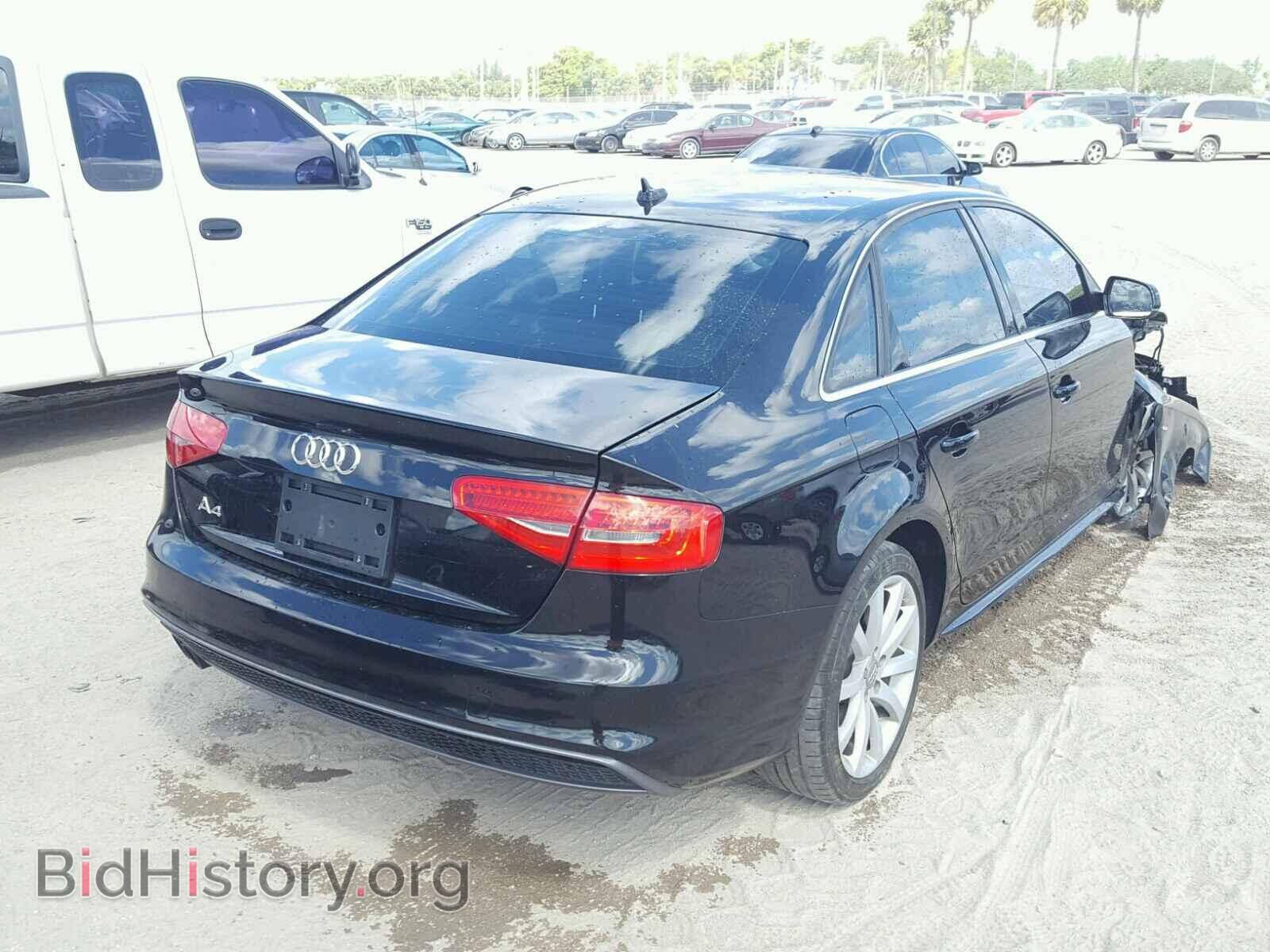 2014 AUDI A4 - VIN: WAUAFAFL5EA013402 - Photo 4